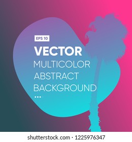 Vector multicolor abstract background art trendy illustration