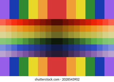 vector of multicolor background. colorful of LGBT's sign. gradient of colorful.