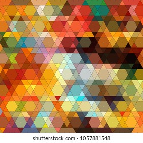 Vector, multicolor geometric background. Geometric mosaic, applied in the style of origami. Abstract background for web.