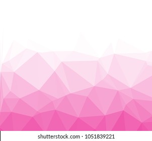 Vector, multicolor geometric background. Triangles, triangulation. Geometric mosaic, colored triangles, application in origami style. Abstract background for web