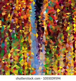 Vector, multicolor geometric background. Triangles, triangulation. Geometric mosaic, colored triangles, application in origami style. Abstract background for web. Abstract geometric triangle backgroun