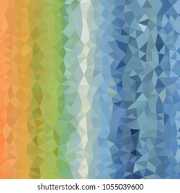 Vector, multicolor geometric background. Triangles, triangulation. Geometric mosaic, colored triangles, application in origami style. Abstract background for web. Abstract geometric triangle backgroun