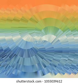 Vector, multicolor geometric background. Triangles, triangulation. Geometric mosaic, colored triangles, application in origami style. Abstract background for web. Abstract geometric triangle backgroun