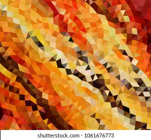 Vector, multicolor geometric background. Triangles, triangulation. Geometric mosaic, colored triangles, application in origami style. Abstract background for web.  