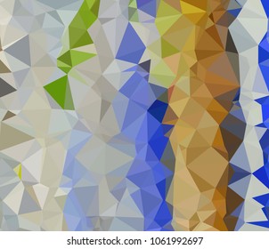 Vector, multicolor geometric background. Triangles, triangulation. Geometric mosaic, colored triangles, application in origami style. Abstract background for web.