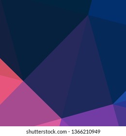 Vector, multicolor geometric background. Triangles, triangulation. Geometric mosaic, colored triangles, application in origami style. Abstract background for web.