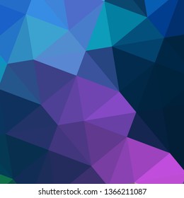 Vector, multicolor geometric background. Triangles, triangulation. Geometric mosaic, colored triangles, application in origami style. Abstract background for web.