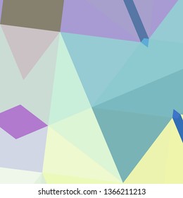Vector, multicolor geometric background. Triangles, triangulation. Geometric mosaic, colored triangles, application in origami style. Abstract background for web.