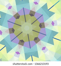Vector, multicolor geometric background. Triangles, triangulation. Geometric mosaic, colored triangles, application in origami style. Abstract background for web.