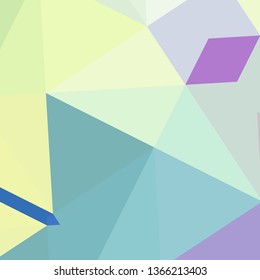 Vector, multicolor geometric background. Triangles, triangulation. Geometric mosaic, colored triangles, application in origami style. Abstract background for web.