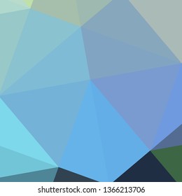 Vector, multicolor geometric background. Triangles, triangulation. Geometric mosaic, colored triangles, application in origami style. Abstract background for web.