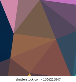 Vector, multicolor geometric background. Triangles, triangulation. Geometric mosaic, colored triangles, application in origami style. Abstract background for web.