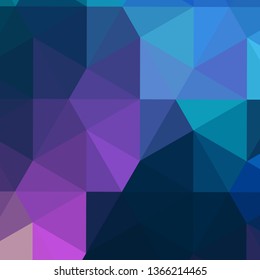 Vector, multicolor geometric background. Triangles, triangulation. Geometric mosaic, colored triangles, application in origami style. Abstract background for web.