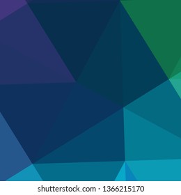 Vector, multicolor geometric background. Triangles, triangulation. Geometric mosaic, colored triangles, application in origami style. Abstract background for web.