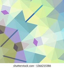 Vector, multicolor geometric background. Triangles, triangulation. Geometric mosaic, colored triangles, application in origami style. Abstract background for web.