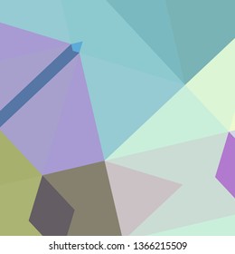 Vector, multicolor geometric background. Triangles, triangulation. Geometric mosaic, colored triangles, application in origami style. Abstract background for web.