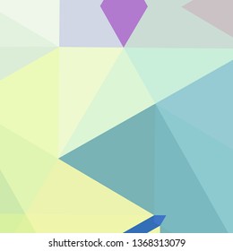 Vector, multicolor geometric background. Triangles, triangulation. Geometric mosaic, colored triangles, application in origami style. Abstract background for web.