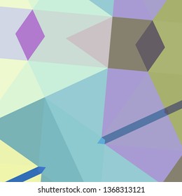 Vector, multicolor geometric background. Triangles, triangulation. Geometric mosaic, colored triangles, application in origami style. Abstract background for web.