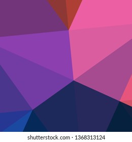 Vector, multicolor geometric background. Triangles, triangulation. Geometric mosaic, colored triangles, application in origami style. Abstract background for web.