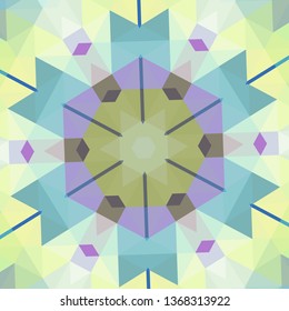 Vector, multicolor geometric background. Triangles, triangulation. Geometric mosaic, colored triangles, application in origami style. Abstract background for web.