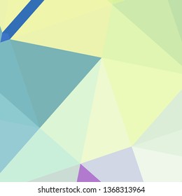 Vector, multicolor geometric background. Triangles, triangulation. Geometric mosaic, colored triangles, application in origami style. Abstract background for web.