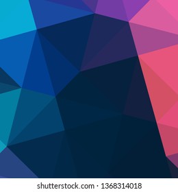 Vector, multicolor geometric background. Triangles, triangulation. Geometric mosaic, colored triangles, application in origami style. Abstract background for web.
