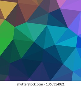 Vector, multicolor geometric background. Triangles, triangulation. Geometric mosaic, colored triangles, application in origami style. Abstract background for web.
