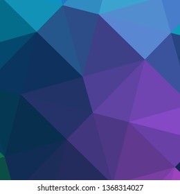 Vector, multicolor geometric background. Triangles, triangulation. Geometric mosaic, colored triangles, application in origami style. Abstract background for web.