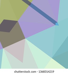 Vector, multicolor geometric background. Triangles, triangulation. Geometric mosaic, colored triangles, application in origami style. Abstract background for web.