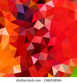 Vector, multicolor geometric background. Triangles, triangulation. Geometric mosaic, colored triangles, application in origami style. Abstract background for web.