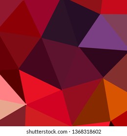 Vector, multicolor geometric background. Triangles, triangulation. Geometric mosaic, colored triangles, application in origami style. Abstract background for web.