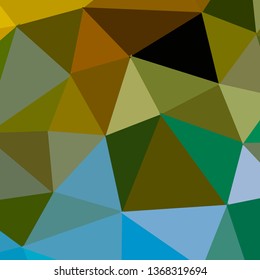 Vector, multicolor geometric background. Triangles, triangulation. Geometric mosaic, colored triangles, application in origami style. Abstract background for web.