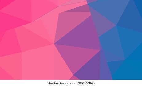 Vector, multicolor geometric background. Triangles, triangulation. Geometric mosaic, colored triangles, application in origami style. Abstract background for web.