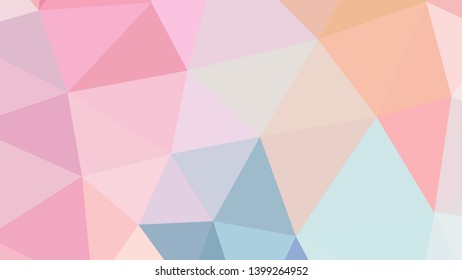 Vector, multicolor geometric background. Triangles, triangulation. Geometric mosaic, colored triangles, application in origami style. Abstract background for web.