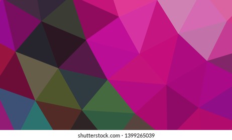 Vector, multicolor geometric background. Triangles, triangulation. Geometric mosaic, colored triangles, application in origami style. Abstract background for web.