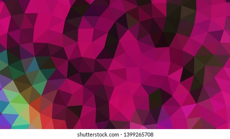 Vector, multicolor geometric background. Triangles, triangulation. Geometric mosaic, colored triangles, application in origami style. Abstract background for web.