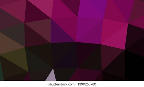 Vector, multicolor geometric background. Triangles, triangulation. Geometric mosaic, colored triangles, application in origami style. Abstract background for web.