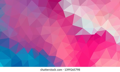 Vector, multicolor geometric background. Triangles, triangulation. Geometric mosaic, colored triangles, application in origami style. Abstract background for web.