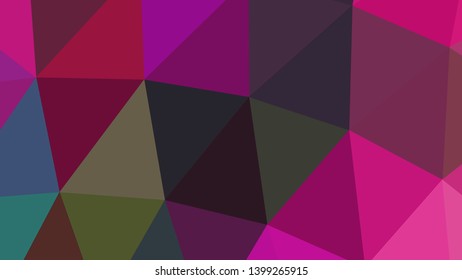 Vector, multicolor geometric background. Triangles, triangulation. Geometric mosaic, colored triangles, application in origami style. Abstract background for web.