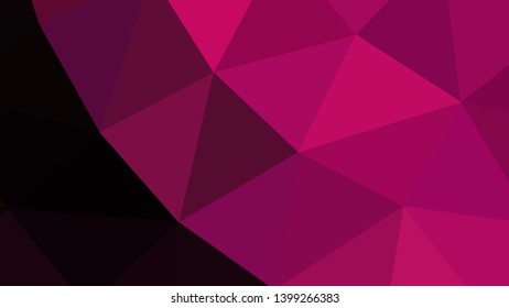 Vector, multicolor geometric background. Triangles, triangulation. Geometric mosaic, colored triangles, application in origami style. Abstract background for web.