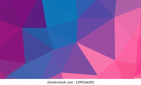 Vector, multicolor geometric background. Triangles, triangulation. Geometric mosaic, colored triangles, application in origami style. Abstract background for web.