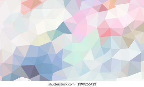 Vector, multicolor geometric background. Triangles, triangulation. Geometric mosaic, colored triangles, application in origami style. Abstract background for web.