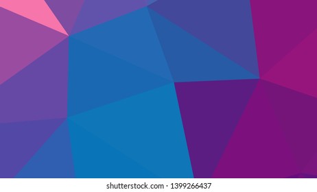 Vector, multicolor geometric background. Triangles, triangulation. Geometric mosaic, colored triangles, application in origami style. Abstract background for web.