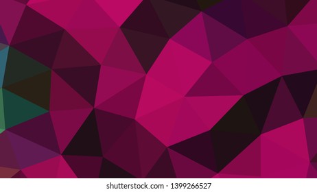 Vector, multicolor geometric background. Triangles, triangulation. Geometric mosaic, colored triangles, application in origami style. Abstract background for web.