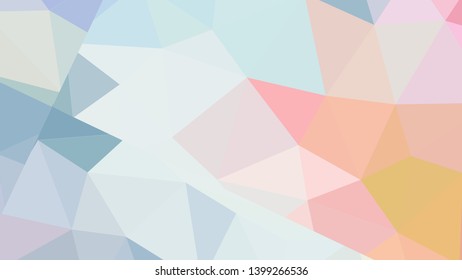 Vector, multicolor geometric background. Triangles, triangulation. Geometric mosaic, colored triangles, application in origami style. Abstract background for web.
