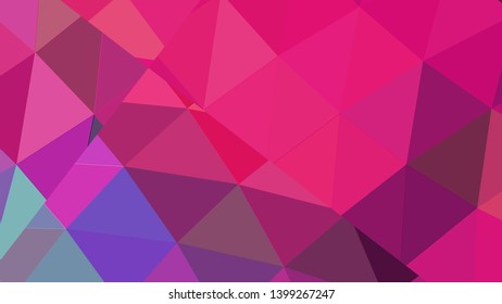 Vector, multicolor geometric background. Triangles, triangulation. Geometric mosaic, colored triangles, application in origami style. Abstract background for web.
