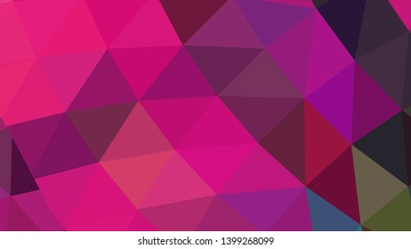 Vector, multicolor geometric background. Triangles, triangulation. Geometric mosaic, colored triangles, application in origami style. Abstract background for web.
