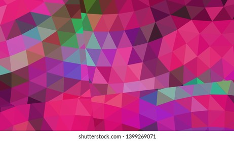 Vector, multicolor geometric background. Triangles, triangulation. Geometric mosaic, colored triangles, application in origami style. Abstract background for web.