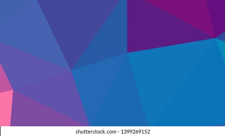 Vector, multicolor geometric background. Triangles, triangulation. Geometric mosaic, colored triangles, application in origami style. Abstract background for web.