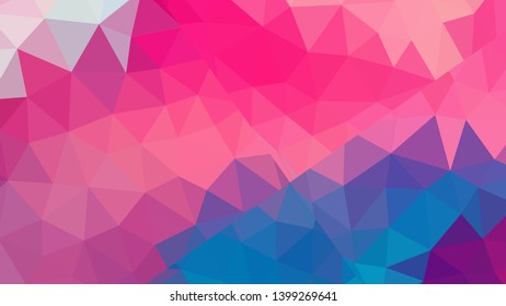 Vector, multicolor geometric background. Triangles, triangulation. Geometric mosaic, colored triangles, application in origami style. Abstract background for web.